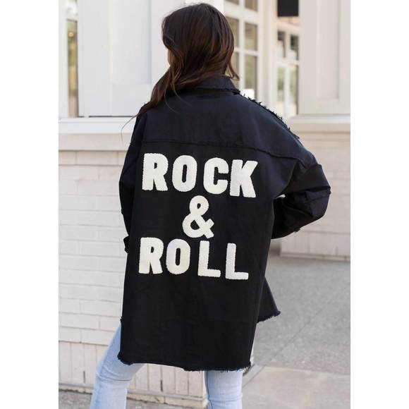 PANACHE Jackets & Blazers - NEW PANACHE distressed oversized jacket in black